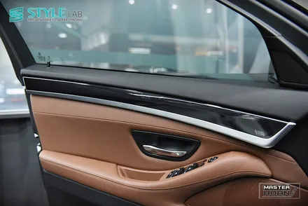 [스타일랩 하남점] BMW 520d F10 모델. 인기가 가장 좋은 카본블랙으로 실내랩핑 하기 / 분당, 잠실, 판교 랩핑 전문 / 하남시 초일동