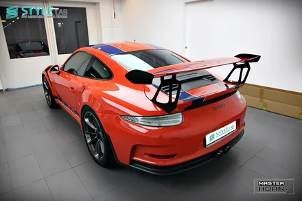 포르쉐 911 GT3RS 데칼, 부분랩핑 시공으로 개성있는 나만의 디자인으로~ 데칼 시공전문 하남 스타일랩 입니다. / 하남시 초일동