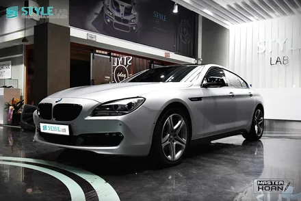 BMW 640d 그란쿠페(F12) 3M 1080 사틴 화이트알루미늄 전체랩핑, 실내랩핑, 몰딩랩핑 + 하남랩핑 + 미사강변도시랩핑 + 스타일랩 / 하남시 초일동