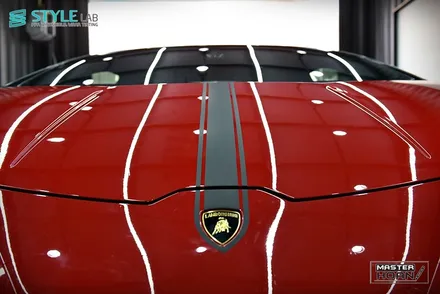 슈퍼카 람보르기니 우라칸 쿠페 LP610-4 본넷 PPF 시공, 라인데칼 / 하남PPF, 미사PPF, 슈퍼카PPF 전문 스타일랩 / 하남시 초일동