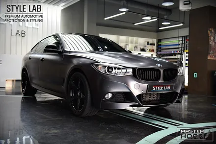 BMW 3GT : 3M 사틴 다크그레이 전체랩핑 / 하남랩핑 / 스타일랩 / 하남시 초일동