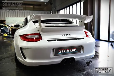 포르쉐 997 GT3 MK2 : 사이드 데칼, 뒤휀더 부분 PPF 시공 / 하남 미사 랩핑 PPF / 스타일랩 / 하남시 초일동
