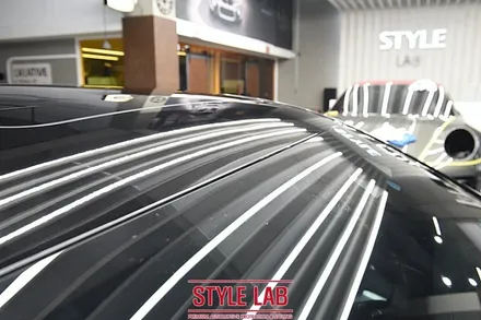 메르세데스 벤츠 E 클래스 블랙 PPF 루프스킨 시공 : 광택같은 퀄리티의 루프스킨 - 하남 루프스킨/ 하남 블랙PPF / 스타일랩 / 하남시 초일동