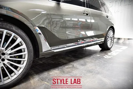 BMW X7 크롬죽이기 유광블랙 랩핑, 키드니그릴 교체/ 하남랩핑/미사랩핑/강동랩핑/강남랩핑/스타일랩하남점 / 하남시 초일동