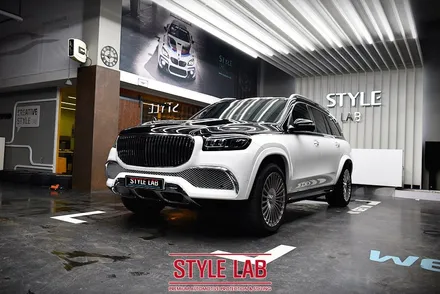 벤츠 GLS600 마이바흐 : 블랙PPF 상단 투톤(듀오톤) 옵션 추가 / 하남 랩핑, PPF 시공전문 스타일랩 / 하남시 초일동
