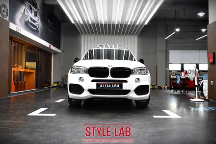 BMW F15 X5 : 3M 사틴 화이트 펄 전체랩핑/ 하남랩핑/ 미사랩핑/ 강동랩핑/ 강남랩핑/ 잠실랩핑/ 구리랩핑/ 스타일랩하남 / 하남시 초일동