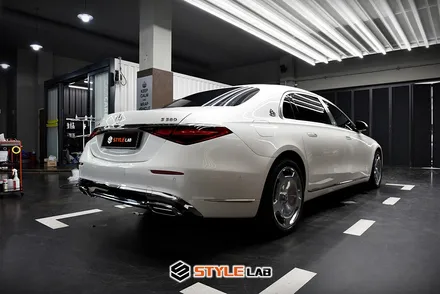 메르세데스 벤츠 S580 마이바흐 듀오톤/투톤 랩핑. 블랙 PPF로 도장같은 퀄리티. 완벽한 듀오톤 옵션 만들었어요! PPF 잘하는 곳 하남 스타일랩으로 오세요~ / 하남시 초일동