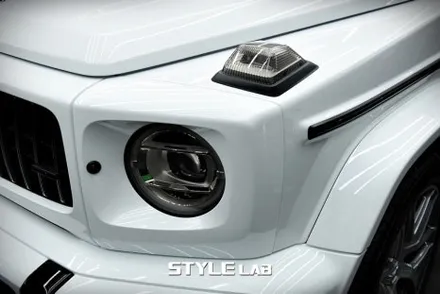 벤츠 G63 AMG G바겐 스모그 PPF 라이트 3종 & 고정형 사이드스텝 크롬죽이기 by 블랙 PPF, 윈드쉴드(엑소쉴드) / 하남 PPF 시공전문 / 하남시 초일동