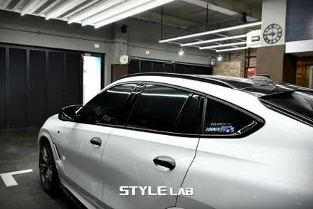 BMW G06 X6 윈도우몰딩, 루프랙, 후면 엠블럼 크롬죽이기 / 헤드라이트, 테일램프 스모그 PPF 시공/ 디바인쉘 스모키 그레이 / 강동크롬죽이기, 강동랩핑 / 하남시 초일동