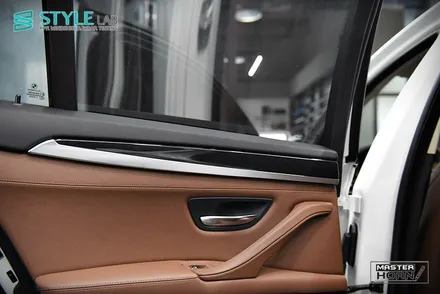 [스타일랩 하남점] BMW 520d F10 모델. 인기가 가장 좋은 카본블랙으로 실내랩핑 하기 / 분당, 잠실, 판교 랩핑 전문 / 하남시 초일동
