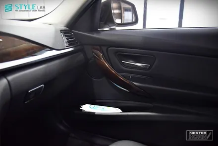 [스타일랩 하남점] BMW F30 320d : 3M 카본 블랙 실내랩핑 시공. 우드 분위기를 바꿔보자! 하남, 미사강변도시 랩핑 / 하남시 초일동