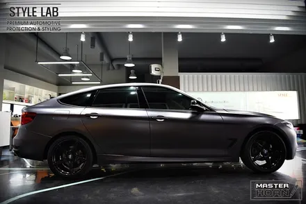 BMW 3GT : 3M 사틴 다크그레이 전체랩핑 / 하남랩핑 / 스타일랩 / 하남시 초일동