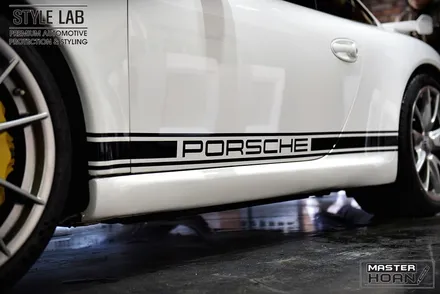 포르쉐 997 GT3 MK2 : 사이드 데칼, 뒤휀더 부분 PPF 시공 / 하남 미사 랩핑 PPF / 스타일랩 / 하남시 초일동