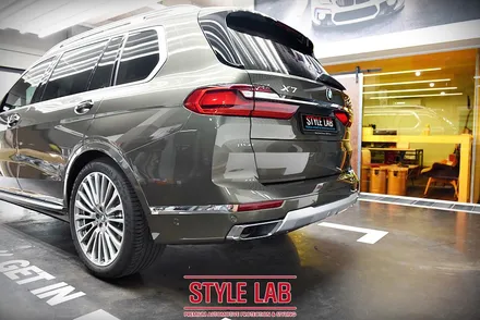 BMW X7 크롬죽이기 유광블랙 랩핑, 키드니그릴 교체/ 하남랩핑/미사랩핑/강동랩핑/강남랩핑/스타일랩하남점 / 하남시 초일동