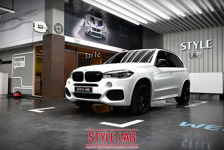 BMW F15 X5 : 3M 사틴 화이트 펄 전체랩핑/ 하남랩핑/ 미사랩핑/ 강동랩핑/ 강남랩핑/ 잠실랩핑/ 구리랩핑/ 스타일랩하남 / 하남시 초일동