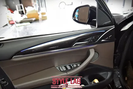 BMW G01 X3 : 3M 180MC 유광 카본 실내랩핑/ 하남랩핑/ 미사랩핑/ 강동랩핑/ 송파랩핑/ 구리랩핑/ 스타일랩 / 하남시 초일동
