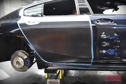 BMW 840i 그란쿠페 무광 PPF 시공으로 유니크한 변신과 보호를 한번에~ 휠도색도 무광블랙으로 했습니다. 하남 PPF 전문점 스타일랩 / 하남, 송파, 강동, 경기광주