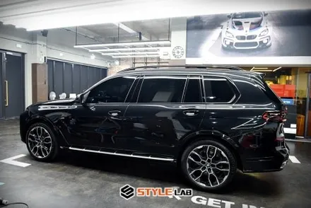BMW X7 루프랙 크롬죽이기 좀 도와주세요! 퇴짜맞고 온 X7의 크롬죽이기! 위례에서 하남으로~ 랩핑전문 스타일랩 / 하남시 초일동
