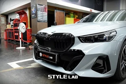 BMW 520i 5시리즈 키드니그릴 유광블랙 랩핑. 블랙그릴 만들기~ / 하남 랩핑 전문점 스타일랩 / 하남시 초일동
