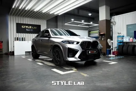 [하남 스타일랩] BMW X6M 컴페티션 전체랩핑 - 무광 건메탈 그레이 메탈릭 / 하남시 초일동