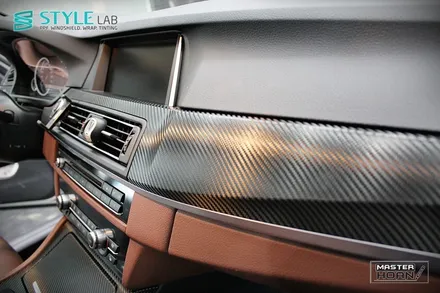[스타일랩 하남점] BMW 520d F10 모델. 인기가 가장 좋은 카본블랙으로 실내랩핑 하기 / 분당, 잠실, 판교 랩핑 전문 / 하남시 초일동