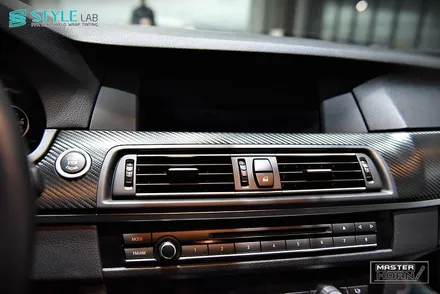 BMW 528i F10 실내랩핑 3M 1080 시리즈 카본 블랙+하남랩핑+미사강변도시랩핑+스타일랩 / 하남시 초일동
