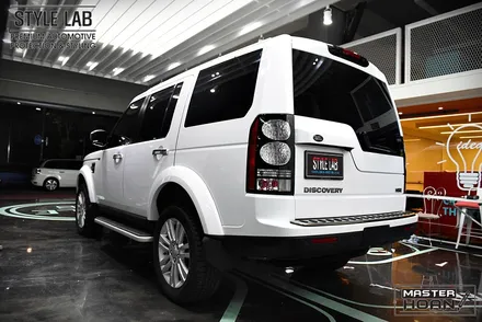 랜드로버 디스커버리4 에이버리 유광 화이트 전체랩핑 / 하남랩핑 / 스타일랩 하남점 / 하남시 초일동