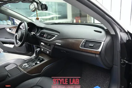 아우디 A7 실내 카본랩핑 - 스타일랩(STYLE LAB) / 강남, 송파, 잠실 랩핑 / 미사랩핑 / 하남랩핑 / 하남시 초일동