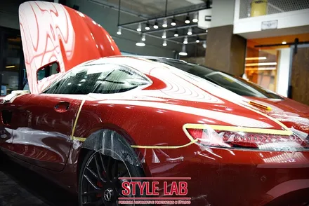 벤츠 AMG GTS : PPF 전체시공, 윈드쉴드 보호필름 시공. 루프스킨 시공 / 하남 강동 PPF 시공전문 스타일랩 / 하남시 초일동