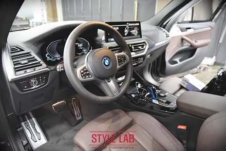 BMW iX3 크리스탈3종, 실내카본랩핑, 블랙그릴 / 하남랩핑,PPF 스타일랩 / 하남, 송파, 강동, 경기광주
