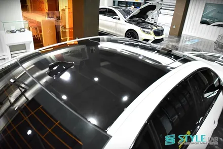 [스타일랩 하남점] BMW F10 520d 에이버리 유광블랙 루프스킨 시공 / 하남,강동 루프스킨 랩핑 / 하남시 초일동