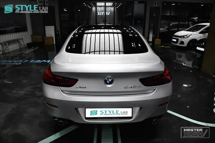 BMW 640d 그란쿠페(F12) 3M 1080 사틴 화이트알루미늄 전체랩핑, 실내랩핑, 몰딩랩핑 + 하남랩핑 + 미사강변도시랩핑 + 스타일랩 / 하남시 초일동