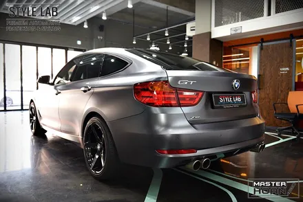 BMW 3GT : 3M 사틴 다크그레이 전체랩핑 / 하남랩핑 / 스타일랩 / 하남시 초일동