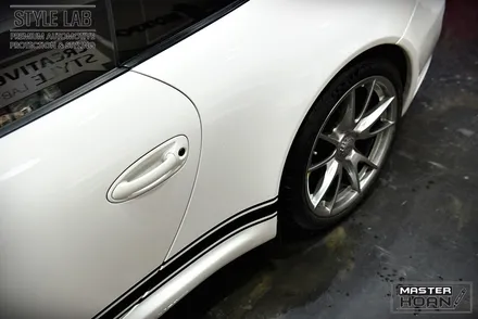 포르쉐 997 GT3 MK2 : 사이드 데칼, 뒤휀더 부분 PPF 시공 / 하남 미사 랩핑 PPF / 스타일랩 / 하남시 초일동