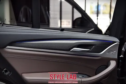 BMW G01 X3 : 3M 카본 블랙 실내랩핑, 스포일러 하단 유광 블랙 랩핑/ 하남랩핑/ 미사랩핑/ 강동랩핑/ 송파랩핑/ 스타일랩 / 하남시 초일동
