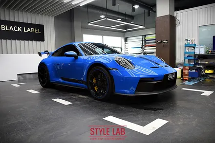 써킷용으로도 훌륭한 포르쉐 911 GT3. 전체 PPF와 커스텀데칼 시공으로 출격준비 끝! 하남 PPF 시공전문 스타일랩 / 하남, 송파, 강동, 경기광주
