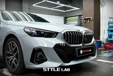 BMW 520i 5시리즈 키드니그릴 유광블랙 랩핑. 블랙그릴 만들기~ / 하남 랩핑 전문점 스타일랩 / 하남시 초일동