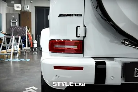 벤츠 G63 AMG G바겐 스모그 PPF 라이트 3종 & 고정형 사이드스텝 크롬죽이기 by 블랙 PPF, 윈드쉴드(엑소쉴드) / 하남 PPF 시공전문 / 하남시 초일동