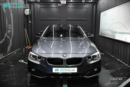BMW 420d 그란쿠페 에이버리 유광 블랙 루프스킨 시공 + BMW 루프스킨 + 하남루프스킨 + 하남랩핑 + 스타일랩하남점 / 하남시 초일동