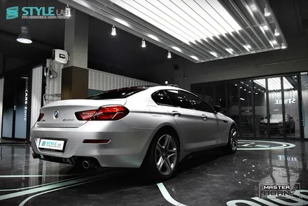 BMW 640d 그란쿠페(F12) 3M 1080 사틴 화이트알루미늄 전체랩핑, 실내랩핑, 몰딩랩핑 + 하남랩핑 + 미사강변도시랩핑 + 스타일랩 / 하남시 초일동
