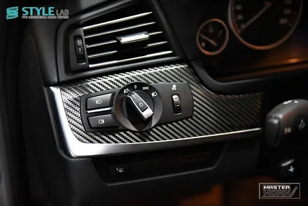BMW 528i F10 실내랩핑 3M 1080 시리즈 카본 블랙+하남랩핑+미사강변도시랩핑+스타일랩 / 하남시 초일동