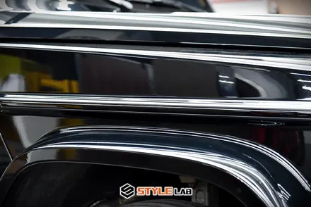 메르세데스 벤츠 G450d G바겐 지바겐 도강라인(측면몰딩) 블랙팩과 고정형 사이드스텝 크롬죽이기, 헤드라이트 블랙베젤 룩 만들기! 하남PPF 시공 잘하는 곳은 스타일랩! / 하남시 초일동