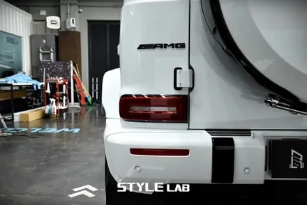 벤츠 G63 AMG G바겐 스모그 PPF 라이트 3종 & 고정형 사이드스텝 크롬죽이기 by 블랙 PPF, 윈드쉴드(엑소쉴드) / 하남 PPF 시공전문 / 하남시 초일동