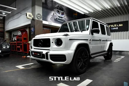 벤츠 G바겐 G63 AMG 세로그릴 블랙 랩핑 / 하남, 미사, 강동, 송파 랩핑 전문 스타일랩 / 하남시 초일동