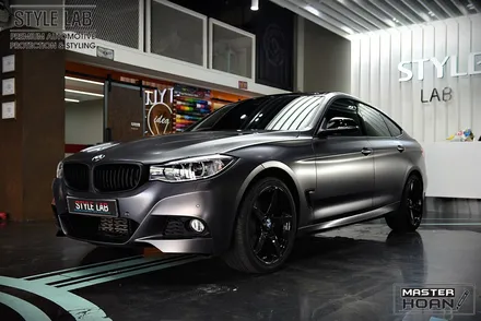 BMW 3GT : 3M 사틴 다크그레이 전체랩핑 / 하남랩핑 / 스타일랩 / 하남시 초일동