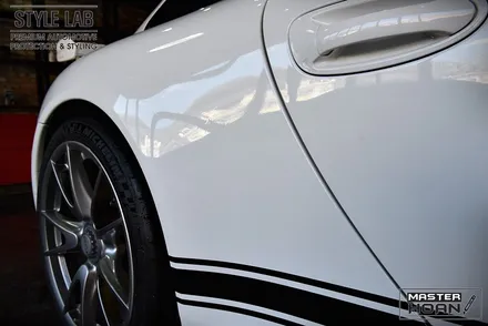포르쉐 997 GT3 MK2 : 사이드 데칼, 뒤휀더 부분 PPF 시공 / 하남 미사 랩핑 PPF / 스타일랩 / 하남시 초일동