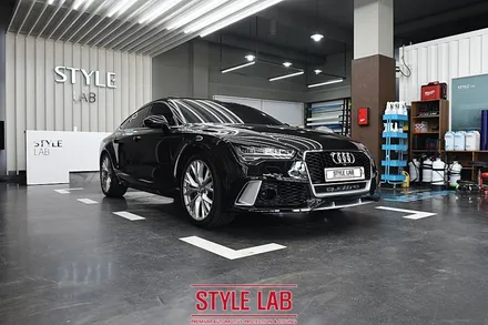 아우디 A7 실내 카본랩핑 - 스타일랩(STYLE LAB) / 강남, 송파, 잠실 랩핑 / 미사랩핑 / 하남랩핑 / 하남시 초일동
