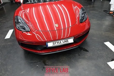 포르쉐 카이맨 718 GTS 앞범퍼 PPF 시공(보험처리) - 스타일랩(STYLE LAB) / 강남PPF, 송파, 잠실 랩핑/ 하남PPF / 하남시 초일동