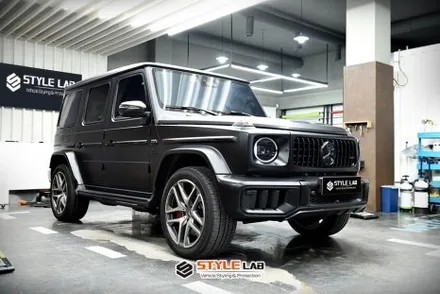 슈퍼카가 차라리 낫다! 가장 손이 많이가고 인내심을 요구하는 모델은? 벤츠 G63 AMG 무광PPF로 전체 입히기! 스타일랩 / 하남시 초일동