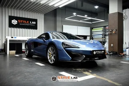 맥라렌 570S 스파이더의 색상 변경. 3M 2080 시리즈는 어떤 장단점이 있을까? 자동차 필름 현황은? 슈퍼카 전체랩핑 하남 스타일랩 / 하남시 초일동